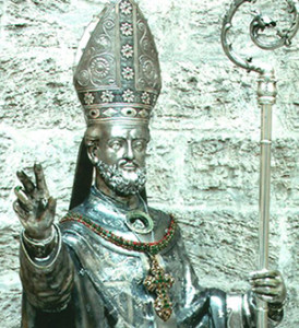 statua in argento di San Cataldo